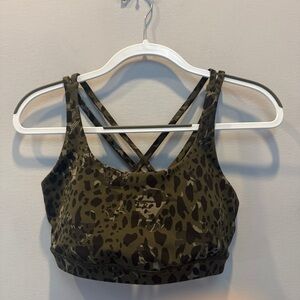 Lululemon Leopard Print Sports Bra